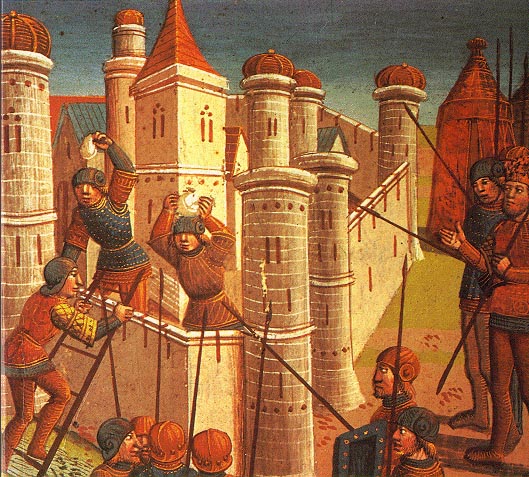 Падането на Константинопол, картина от 1499 година